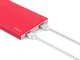 Внешний аккумулятор Rombica Neo NS100R, 10000 mAh, серый/ красный - фото № 11