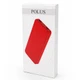 Внешний аккумулятор Polus, 10000 mAh, soft touch, ярко-красный - фото № 6