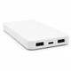 Внешний аккумулятор Polus на 10000 mAh, soft touch, белый - фото № 4