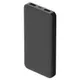 Внешний аккумулятор Polus на 10000 mAh, soft touch, черный - фото № 1