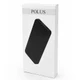 Внешний аккумулятор Polus на 10000 mAh, soft touch, черный - фото № 6