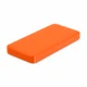 Внешний аккумулятор Polus на 10000 mAh, soft touch, оранжевый - фото № 2