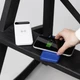 Внешний аккумулятор с цифровым индикатором заряда Quantum, 10000 mAh, синий - фото № 5