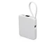 Внешний аккумулятор со встроенным кабелем USB-C Evolt «Дэнси», 5000 mAh, белый - фото № 1