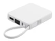 Внешний аккумулятор со встроенным кабелем USB-C Evolt «Дэнси», 5000 mAh, белый - фото № 2