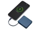 Внешний аккумулятор со встроенным кабелем USB-C Evolt «Дэнси», 5000 mAh, синий - фото № 3