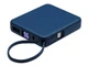 Внешний аккумулятор со встроенным кабелем USB-C Evolt «Дэнси», 5000 mAh, синий - фото № 2