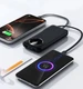 Внешний аккумулятор со встроенными кабелями Phantom, 10000 mAh, черный - фото № 5