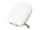 Внешний аккумулятор в форме камня Stone, 10400 mAh, белый - фото № 1