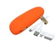 Внешний аккумулятор в форме камня Stone, 2600 mAh, оранжевый - фото № 3