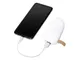 Внешний аккумулятор в форме камня Stone, 5200 mAh, белый - фото № 2
