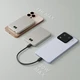Внешний аккумулятор беспроводной Xoopar Smile с MagSafe и зеркалом, 5000 mAh, серебряный - фото № 9