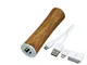 Внешний аккумулятор Captain, 2200 mAh, темное дерево - фото № 2