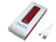 Внешний аккумулятор Digi, 2200 mAh, красный - фото № 3