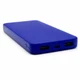 Внешний аккумулятор Polus на 10000 mAh, soft touch, синий - фото № 4