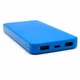 Внешний аккумулятор Polus на 10000 mAh, soft touch, ярко-синий - фото № 4