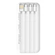 Внешний аккумулятор с беспроводной зарядкой Authority, 10000 mAh, белый - фото № 4