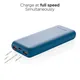 Внешний аккумулятор с быстрой зарядкой PD Urban Vitamin Pasadena, 18 Вт, 20000 mAh, синий - фото № 4