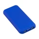 Внешний аккумулятор с подсветкой логотипа и присосками Sticky Softtouch, 10000 mAh, синий - фото № 3