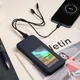 Внешний аккумулятор с подсветкой Portobello Luce, 10000 mAh, синий - фото № 13