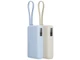 Внешний аккумулятор со встроенным кабелем Xiaomi 67W Power Bank Integrated Cable, 10000 mAh, бежевый - фото № 5