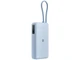 Внешний аккумулятор со встроенным кабелем Xiaomi 67W Power Bank Integrated Cable, 20000 mAh, голубой - фото № 2