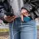Внешний аккумулятор Urban Vitamin Alameda с быстрой зарядкой PD, 18 Вт, 10000 mAh, синий - фото № 8