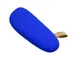 Внешний аккумулятор в форме камня Stone, 2600 mAh, синий - фото № 2