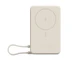 Внешний аккумулятор Xiaomi Magnetic Power Bank with Built-in Stand, 10000 mAh, бежевый - фото № 1
