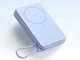 Внешний аккумулятор Xiaomi Magnetic Power Bank with Built-in Stand, 10000 mAh, голубой - фото № 7