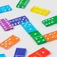 Игра настольная Acrylic Games «Домино», разноцветная - фото № 4