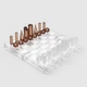 Игра настольная Acrylic Games «Шахматы», белая / коричневая / прозрачная - фото № 3