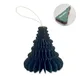 Игрушка елочная Christmas Paper Tree Hanger, темно-зеленая - фото № 1