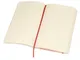 Записная книжка в линейку на резинке Moleskine Classic Soft А5, красная - фото № 2