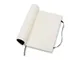 Записная книжка в клетку на резинке Moleskine Classic Soft Large, черная - фото № 3