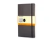 Записная книжка в линейку на резинке Moleskine Classic Soft А5, черная - фото № 1