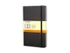 Записная книжка в линейку на резинке Moleskine Classic А6, черная - фото № 1