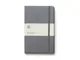 Записная книжка в линейку на резинке Moleskine Classic А6, серая - фото № 1