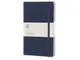 Записная книжка в линейку на резинке Moleskine Classic А6, синяя - фото № 1