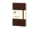Записная книжка в линейку на резинке Moleskine Classic А5, коричневая - фото № 1