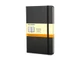 Записная книжка в линейку на резинке Moleskine Classic А5, черная - фото № 1