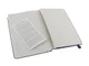 Записная книжка в линейку на резинке Moleskine Classic А5, фиолетовая - фото № 4