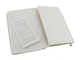 Записная книжка в линейку на резинке Moleskine Classic А5, светло-зеленая - фото № 4