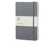 Записная книжка в линейку на резинке Moleskine Classic А5, серая - фото № 1
