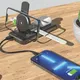 Зарядная беспроводная станция-пауэрбэнк Slider, 10000 mAh, (20W/15W), черная - фото № 6
