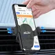 Зарядное устройство автомобильное беспроводное  с подсветкой логотипа Clamp soft touch, черное - фото № 3