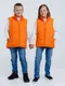 Жилет детский Kama Kids, оранжевый - фото № 13