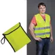 Жилет светоотражающий SAFETY в чехле, L, желтый/ серебряный - фото № 1