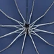 Зонт обратного сложения автоматический с ручкой-карабином Indivo InLoop, темно-синий - фото № 4