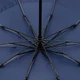 Зонт обратного сложения с двойным куполом Indivo TwoGether, темно-синий - фото № 3